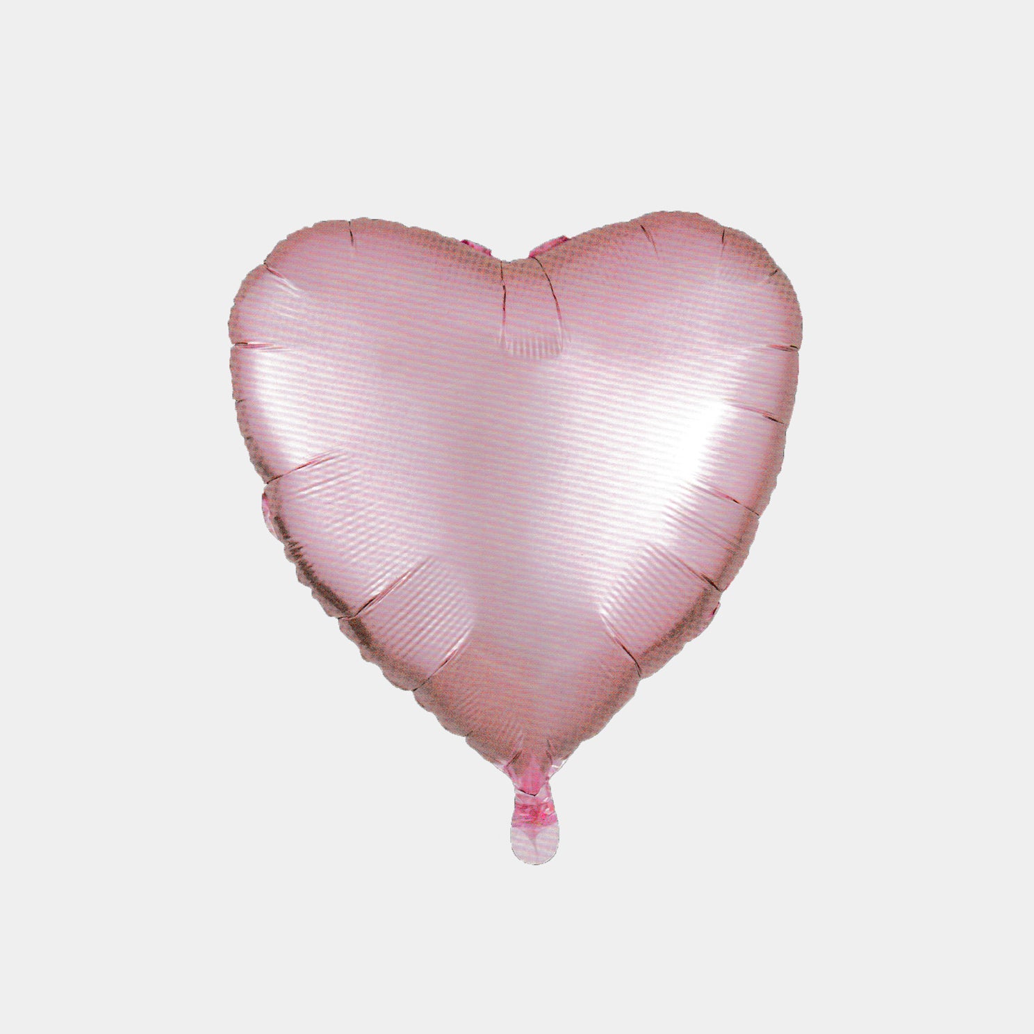 Foil Balloon Heart - Satin Light Pink