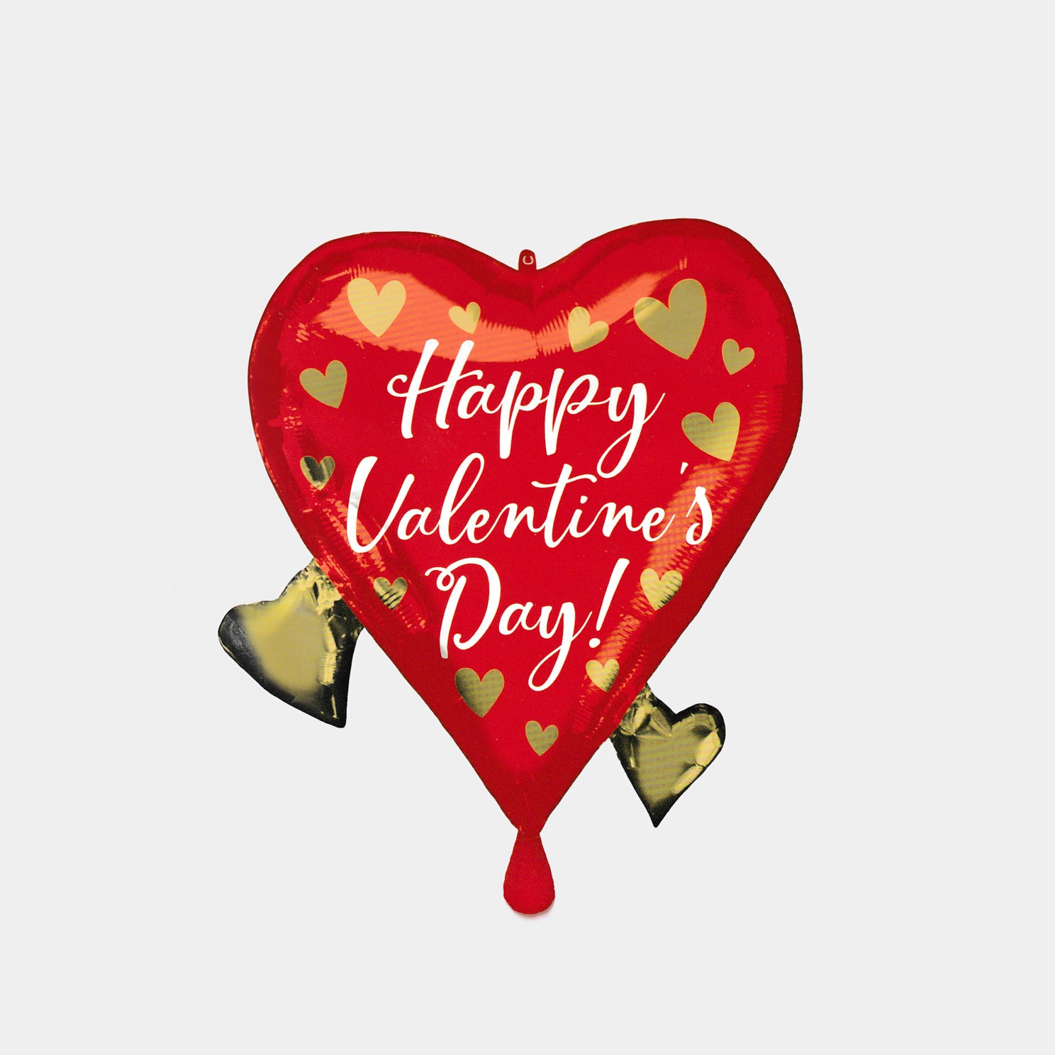 Foil Balloon Red & Gold -  Happy Valentine's Day